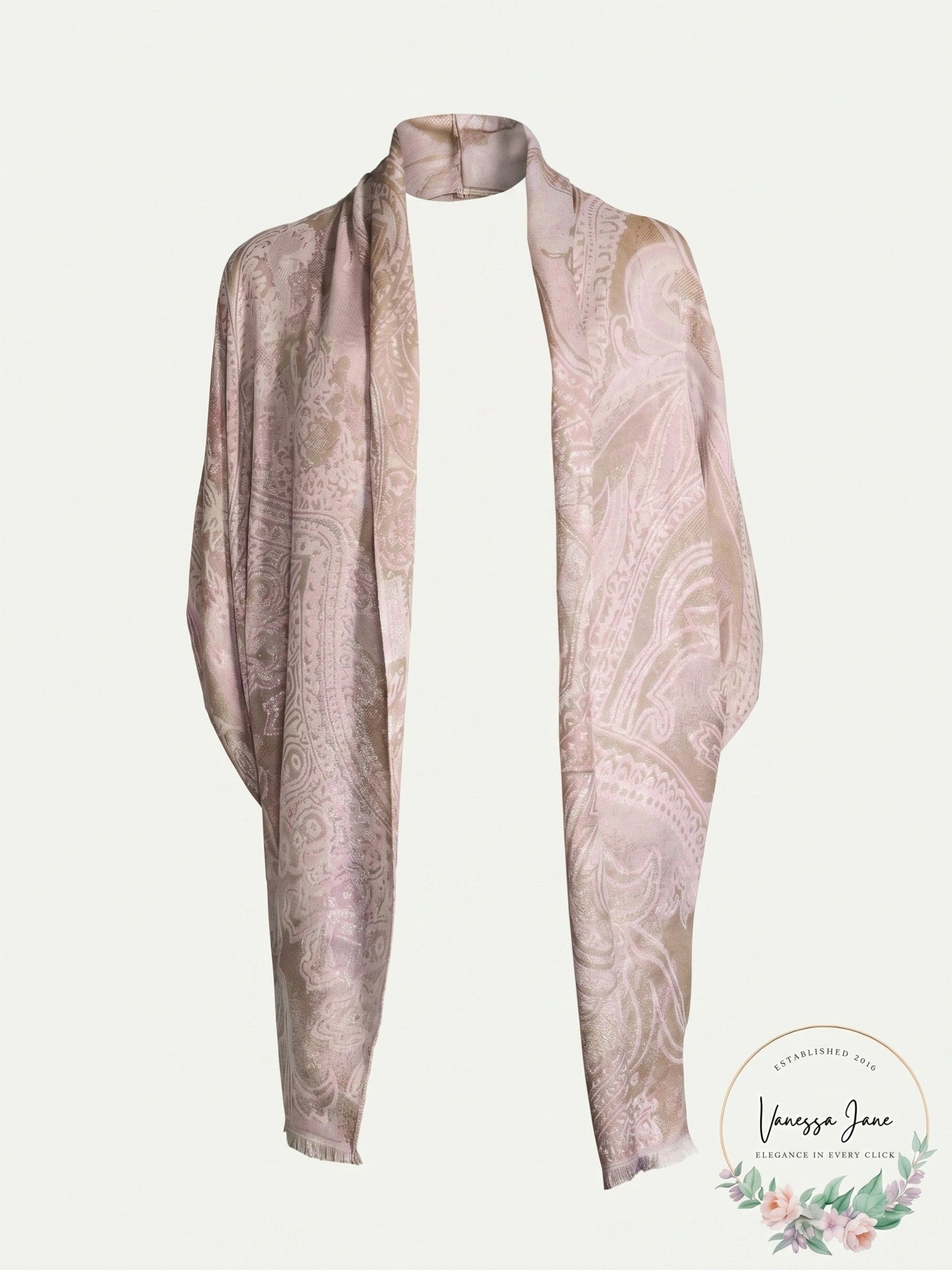 International Concepts Tranquil Scale Jacquard Wrap &amp; Scarf