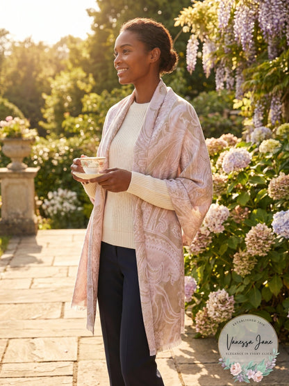 International Concepts Tranquil Scale Jacquard Wrap &amp; Scarf