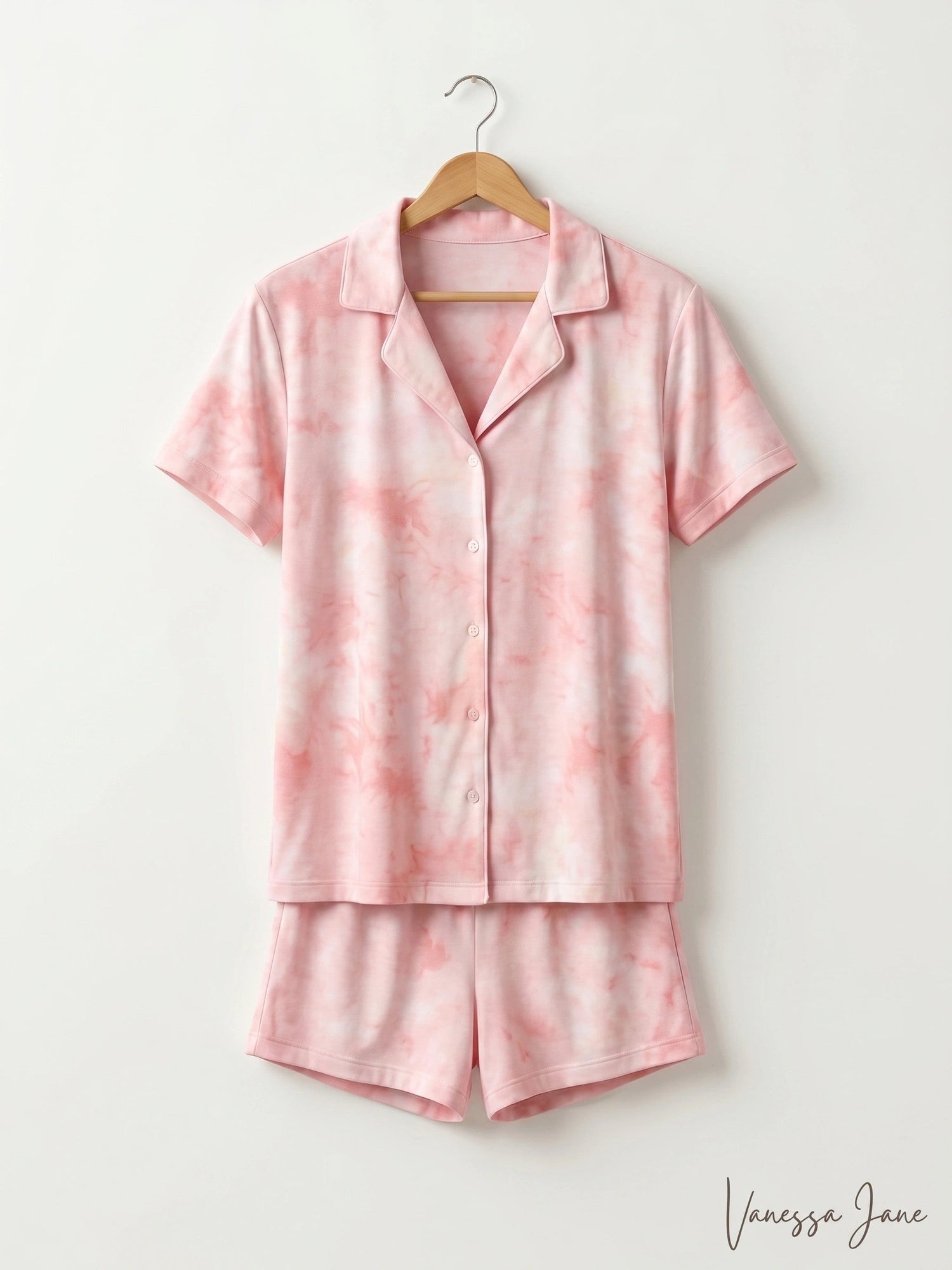 Inc Up All Night Heavenly Soft Womens Knit Notch Collar 2pc Pajama Set