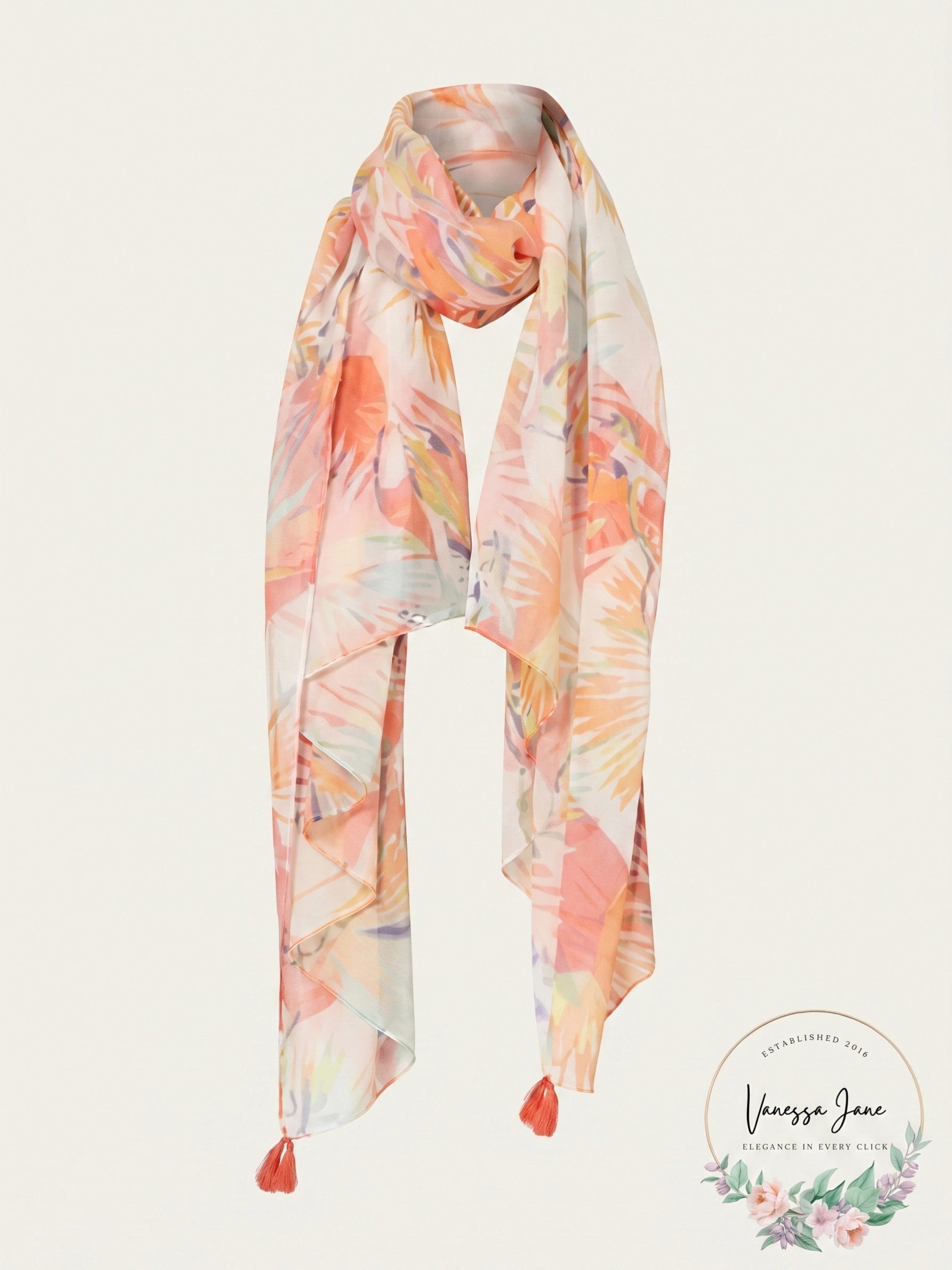Echo Birds of Paradise Scarf &amp; Cover-Up, One Size