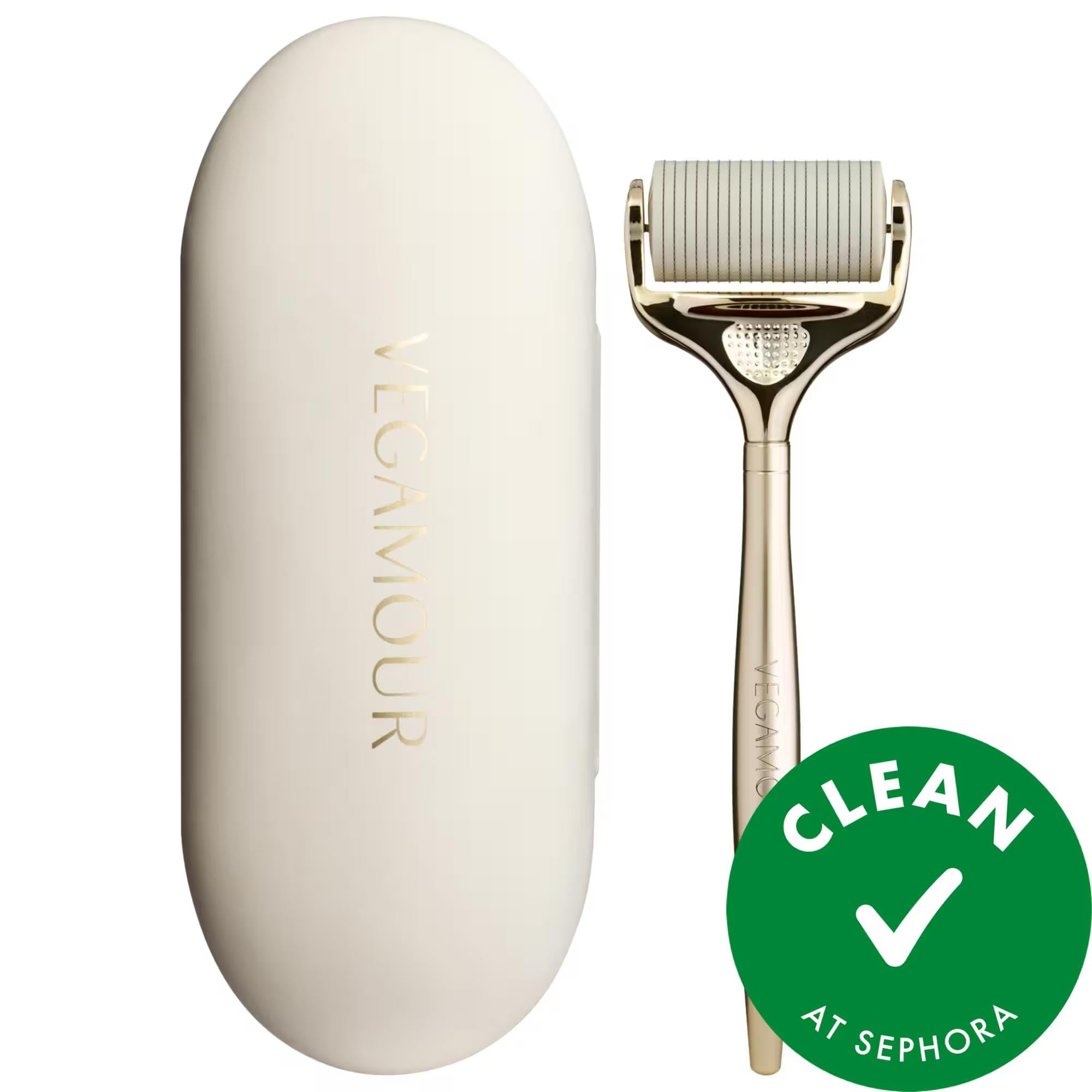 GRO+ Advanced Scalp Dermaroller for Hair Thinning &amp; Scalp Exfoliation - 0.25 mm Needle Size