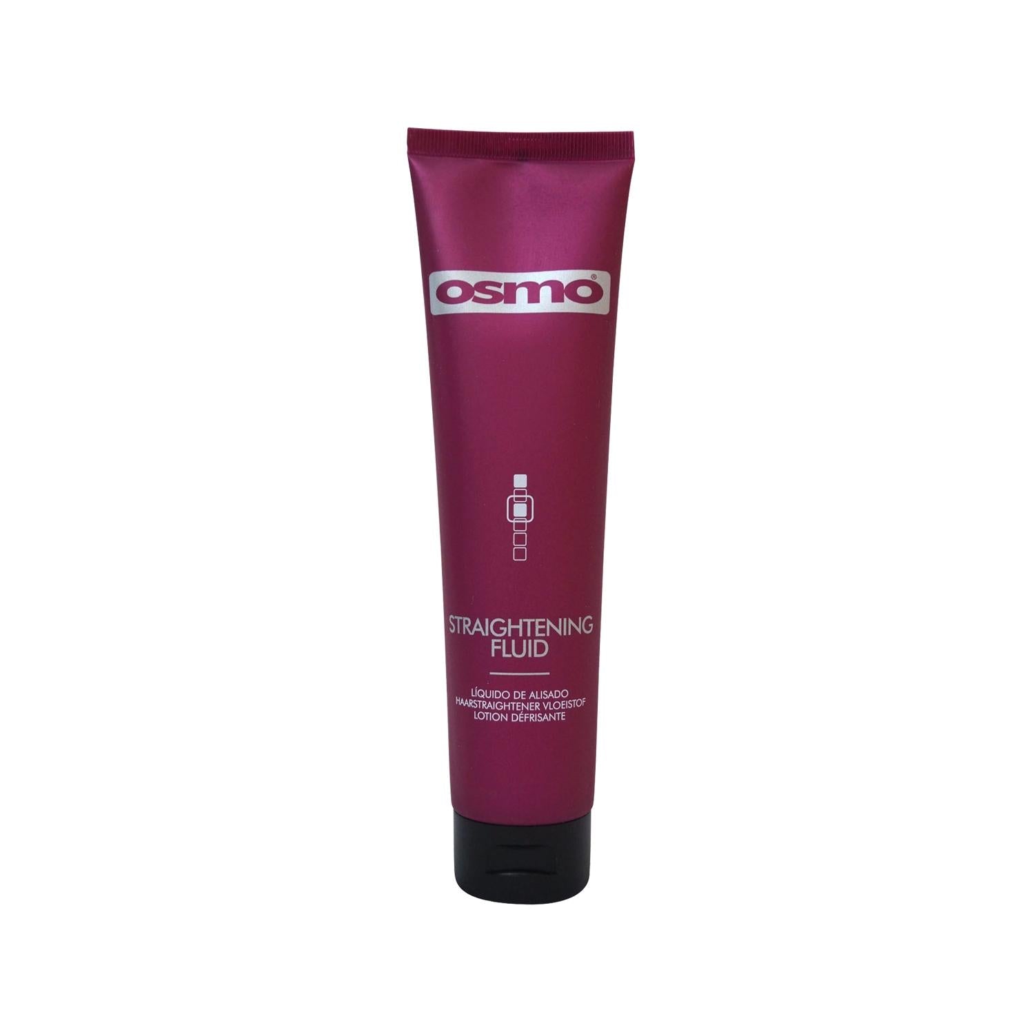 Osmo Hair Straightening Fluid - 150ml, Adds Shine &amp; Smooths Hair - Osmo Straightening Cream for Curly or Wavy Hair