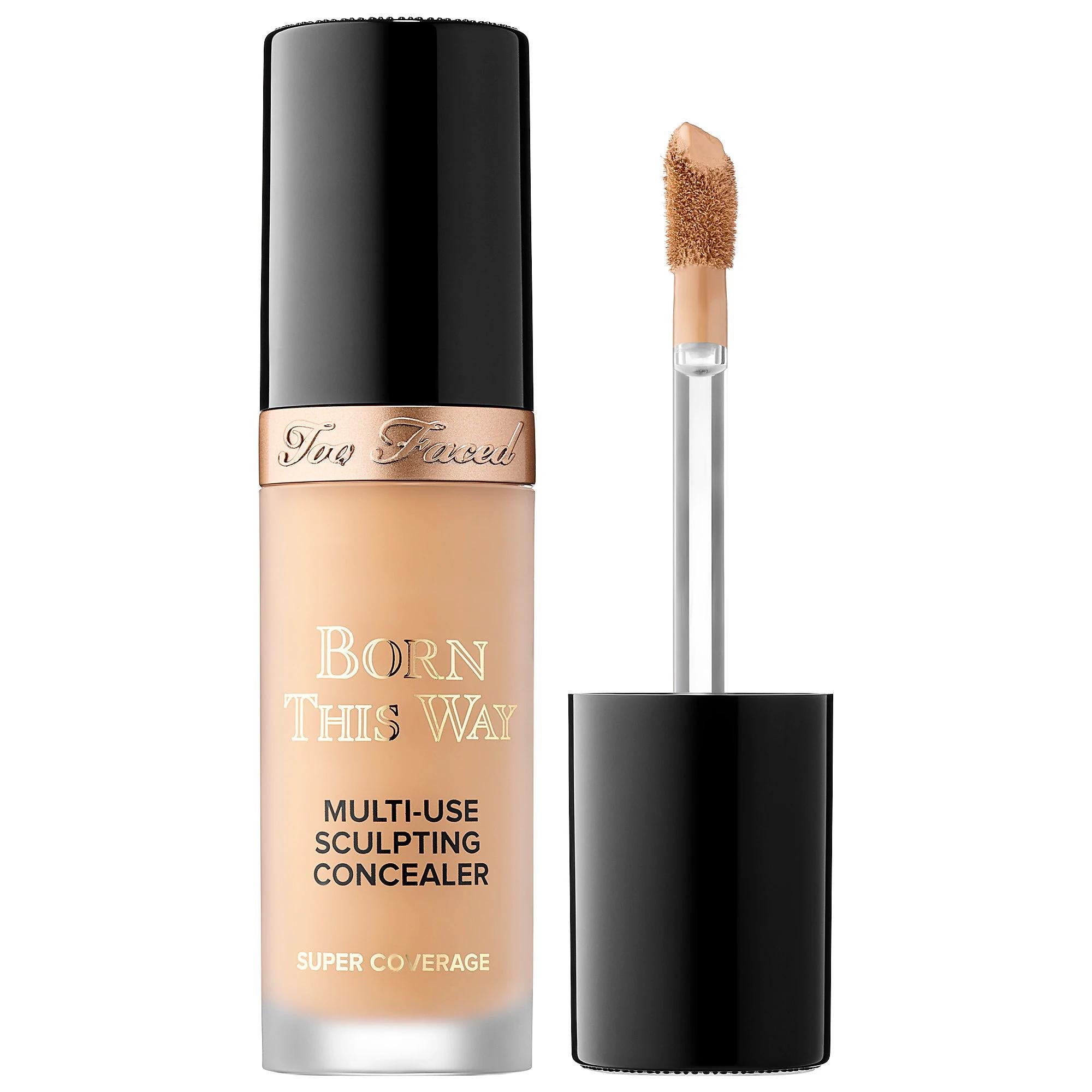 Too Faced Born This Way Super Coverage Multi-Use Concealer - Full Coverage, Hydrating, Vegan &amp; Cruelty-Free