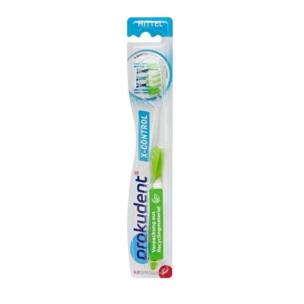 Prokudent X Control Medium Toothbrush: Superior Plaque Removal &amp; Gum Care, Ergonomic Grip for Effective Cleaning
