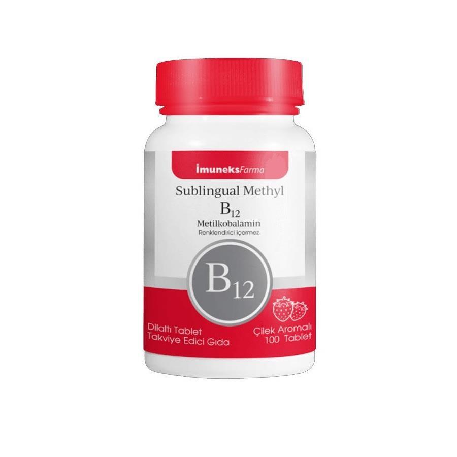 İmuneks Sublingual Methyl B12 100 Tablets