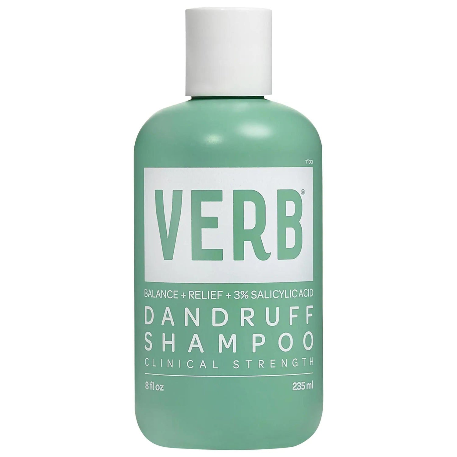 Verb Dandruff Shampoo with Salicylic Acid: Itchy Scalp &amp; Flake Relief, Vegan &amp; Cruelty-Free Soothing Scalp Treatment