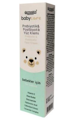 Dermoskin BabyCare Prebiotic &amp; Postbiotic Face Cream for Sensitive Skin - Natural, Moisturizing, Soothing Baby Skincare
