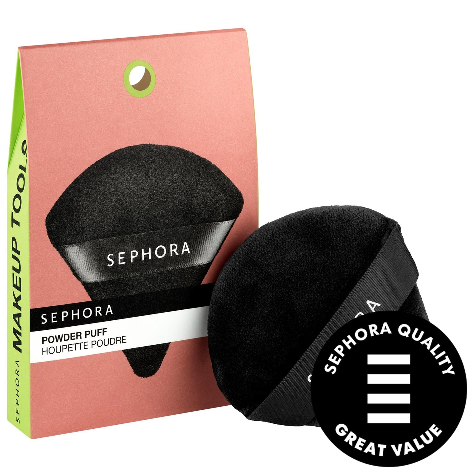Sephora Collection Velour Makeup Powder Puff: Flawless Finish, Precise Application, Reusable &amp; Washable for Baking &amp; Setting