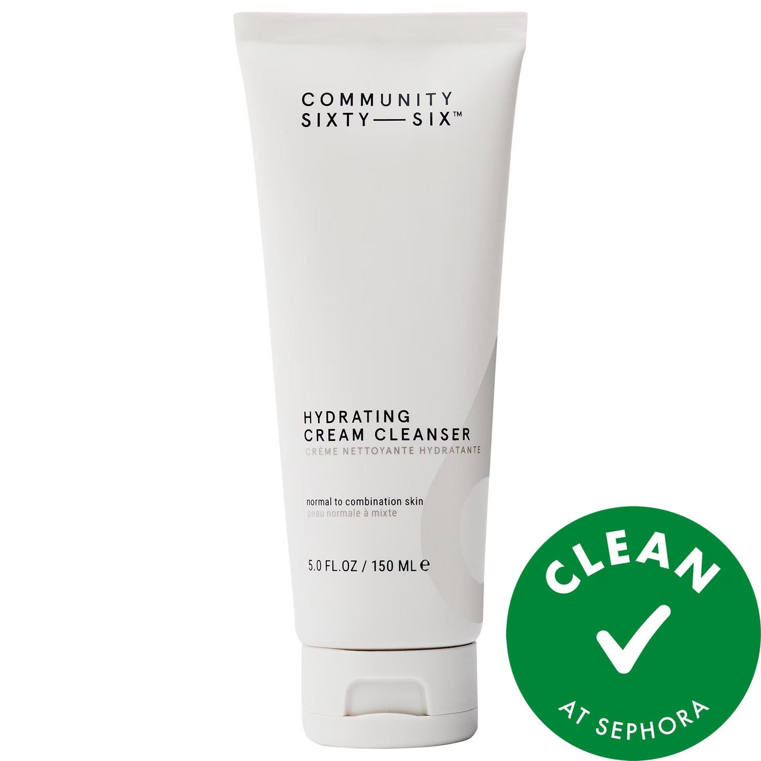 Hydrating Cream Cleanser with Hyaluronic &amp; Polyglutamic Acids: Gentle, Vegan, &amp; Cruelty-Free Face Wash for Dry, Smooth &amp; Plumped Skin