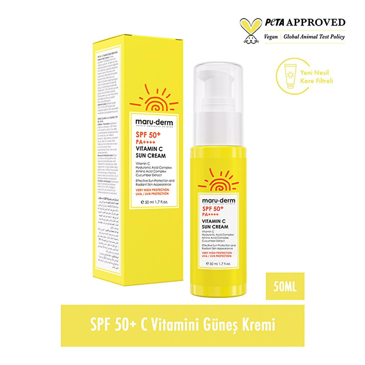 Maruderm C Vitamin SPF 50+ Sunscreen Cream for Sensitive Skin - 1.69 fl oz