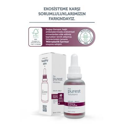 The Purest Solutions Exfoliating Facial Peeling - AHA BHA Exfoliant with Tasmanian Pepper &amp; Hyaluronic Acid - 1.01 fl oz