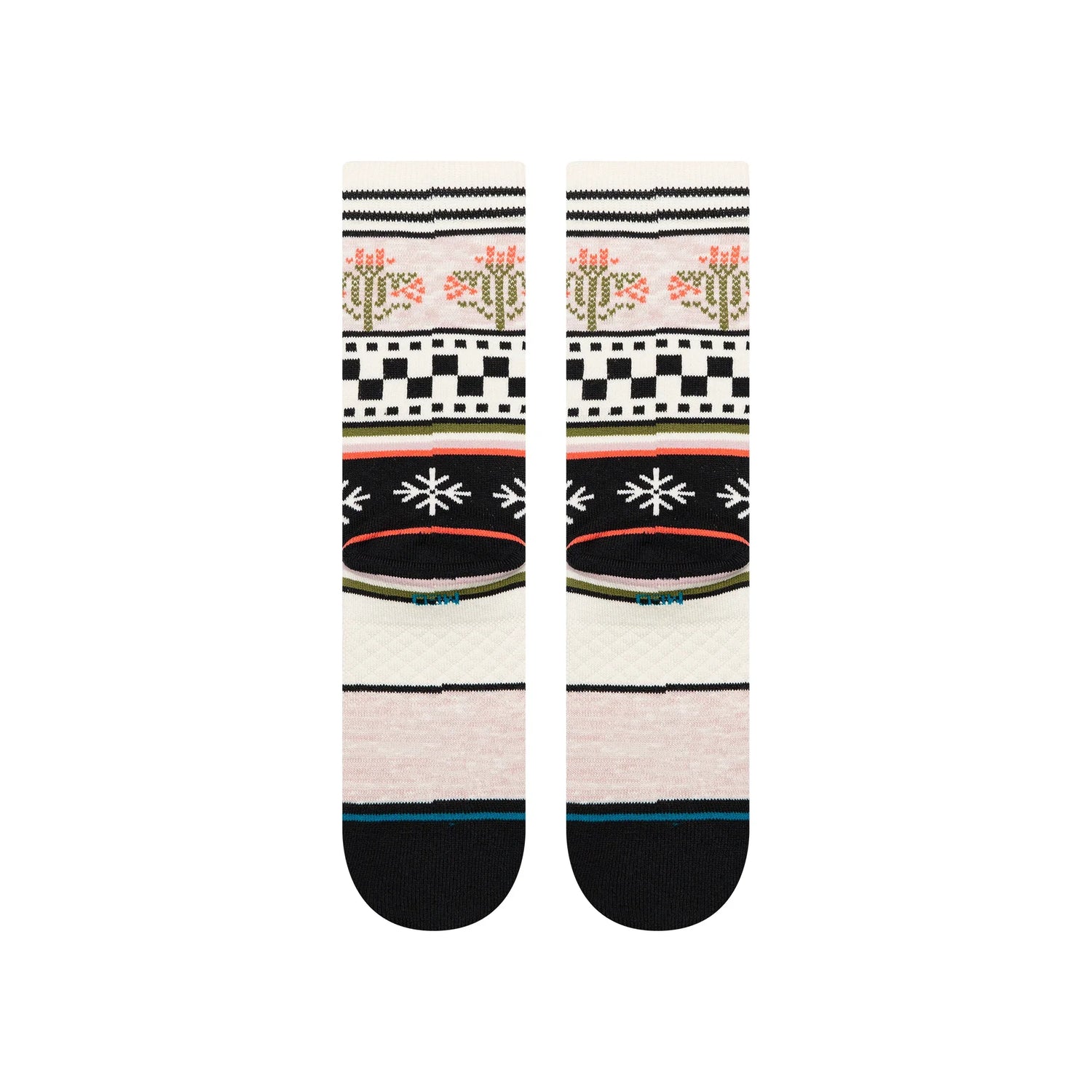 Stance Winterbloom Crew Sock - Lilac
