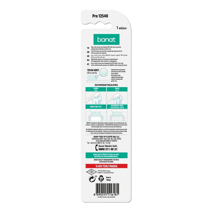 Banat Pro 12540 Soft Toothbrush for Gentle Cleaning