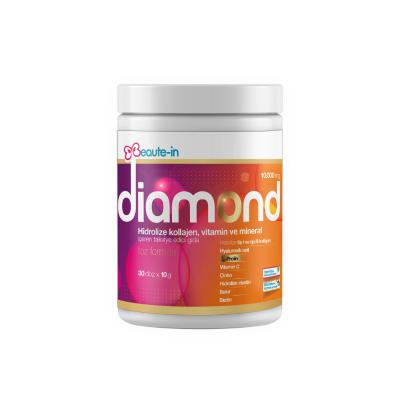 Herbasist Beaute-in Diamond Collagen 300 Gr - Hydrolyzed Collagen Powder for Anti-Aging &amp; Joint Health