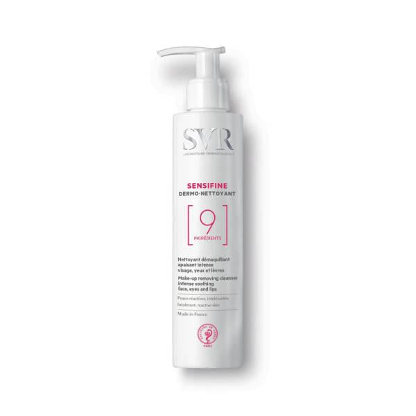 SVR Sensifine Dermo Nettoyant - Gentle Facial Cleanser &amp; Makeup Remover for Sensitive Skin
