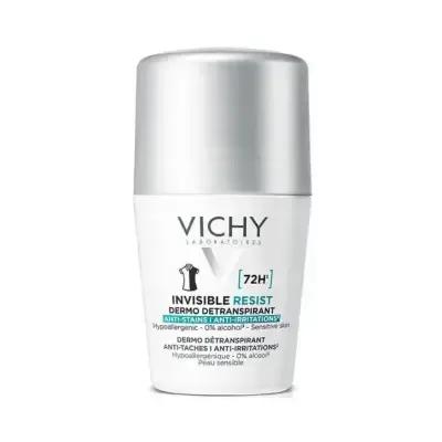 Vichy Anti-Stain Roll-On Deodorant for Women - 48 Hour Sweat &amp; Odor Protection, Alcohol-Free, Hypoallergenic - No White Marks.