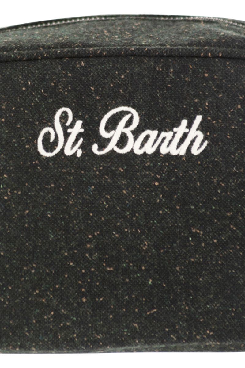 MC2 SAINT BARTH Mini Beauty Case - Tailored Donegal Wool Blend