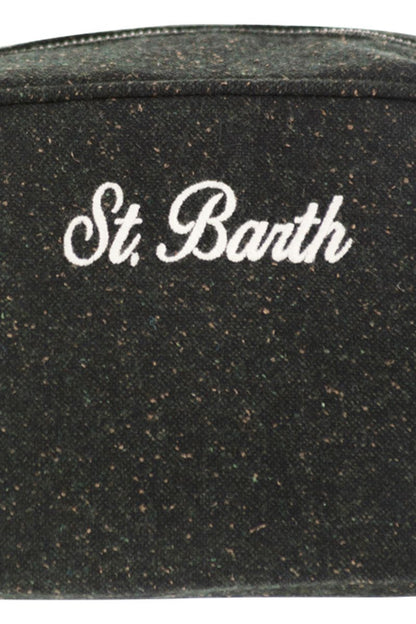 MC2 SAINT BARTH Mini Beauty Case - Tailored Donegal Wool Blend