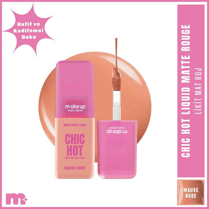Maruderm Make Up Chic Liquid Matte Lipstick in Mauve Nude