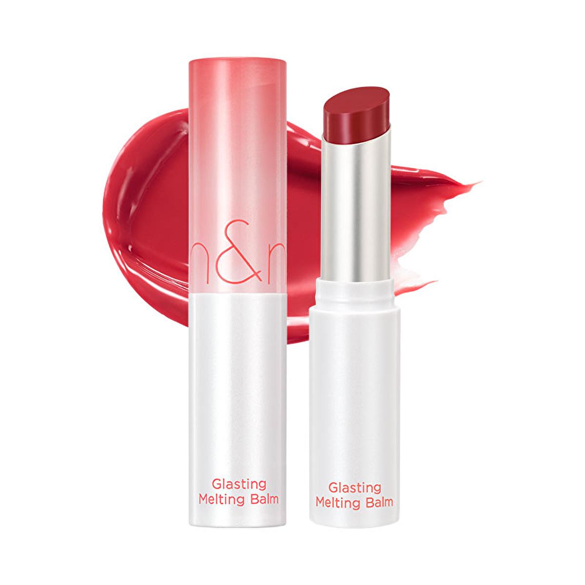 rom&amp;nd Glasting Melting Balm - Vegan, Moisturizing Colored Lip Balm with Non-Greasy Shine - Hippie Berry