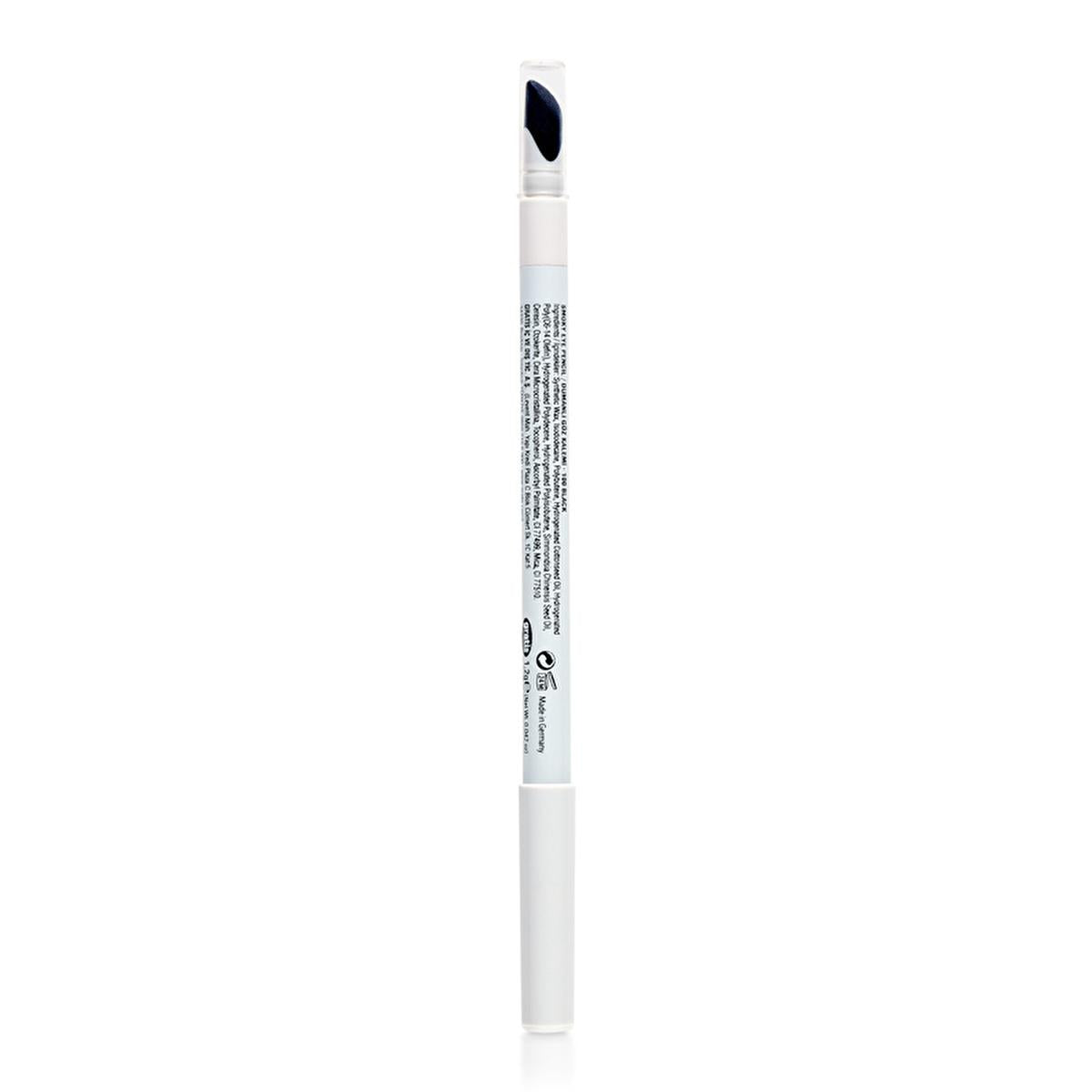 Beaulis Smoky Eye Eyeliner - Dual-Ended for Effortless Makeup, 100 Black