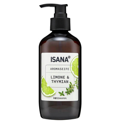 Isana Lemon &amp; Thyme Liquid Hand Soap for Fresh Skin 350ml