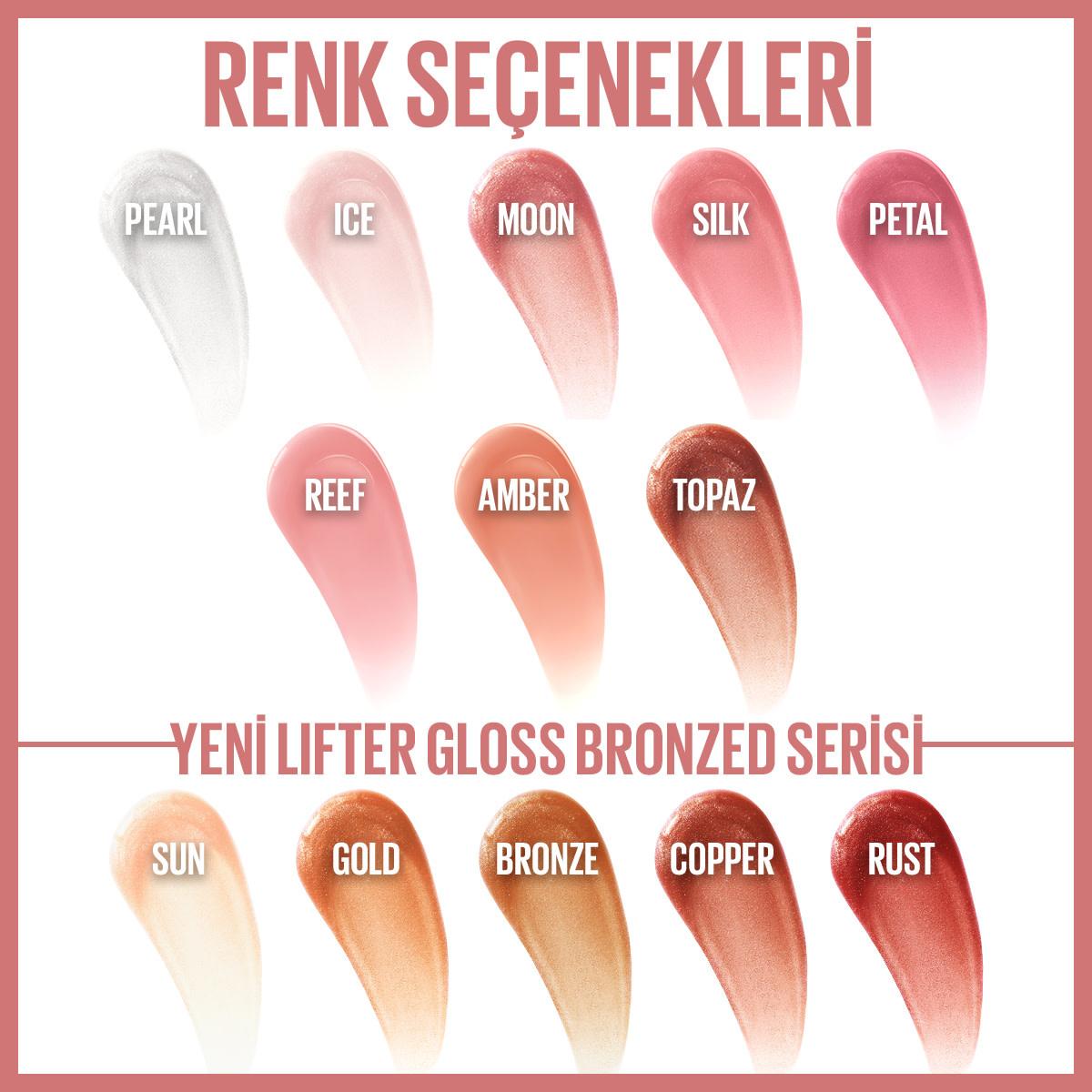 Maybelline New York Lifter Gloss - Hyaluronic Acid Lip Gloss for Moisturizing &amp; Plumping - Non-Sticky Formula