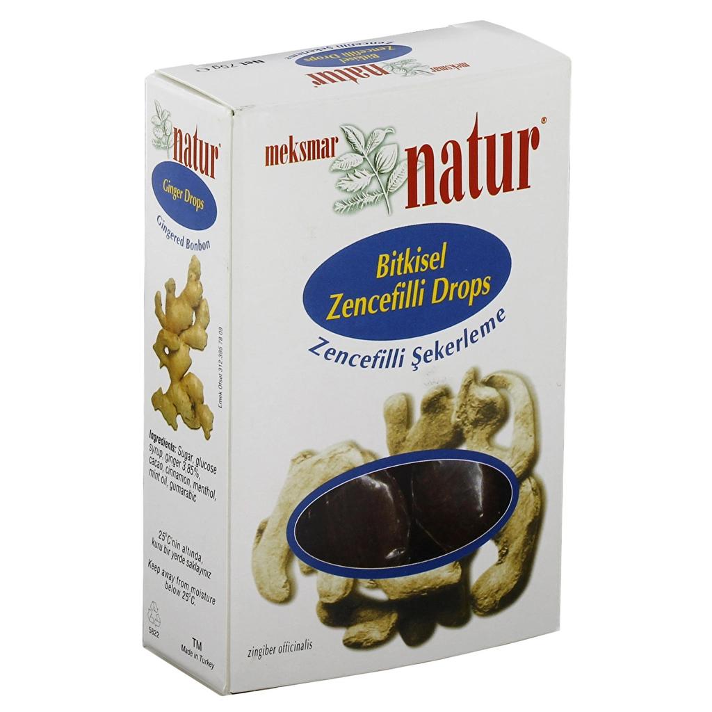 Meksmar Natur Ginger Lozenges for Throat Comfort 75g