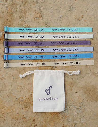WWJD Surf Bracelet Pack