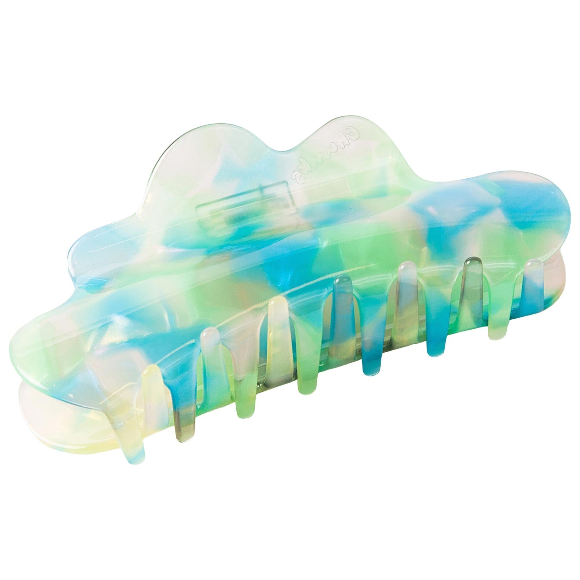 Chunks Large Nimbus Jelly Hair Claw Clip - Secure &amp; Stylish Hold for Thick Hair - Plant-Based Acetate, Fashionable Hair Accessory
