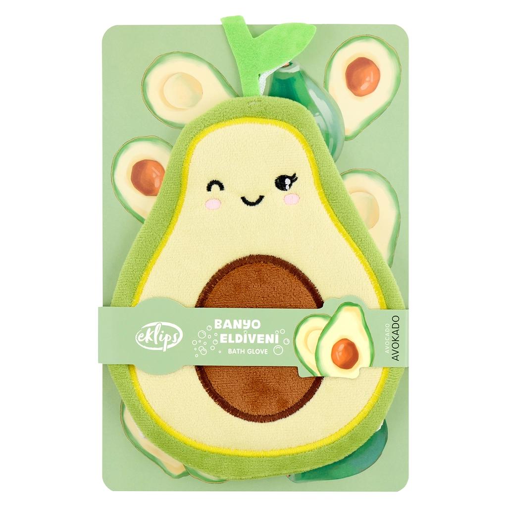 Eklips Avocado Bath Mitt for Gentle Exfoliation 1 Count