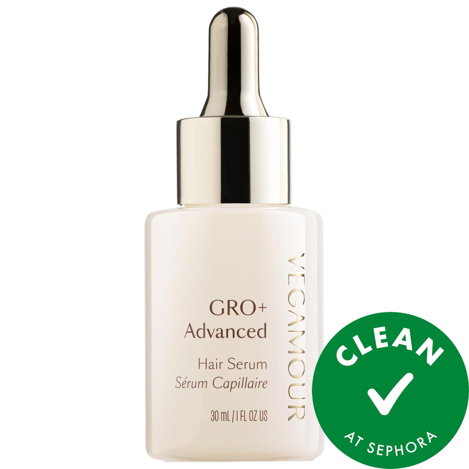 Vegamour GRO+ Advanced Hair Serum for Thinning Hair - Vegan, Gluten-Free, Cruelty-Free, Improves Hair Density &amp; Reduces Shedding