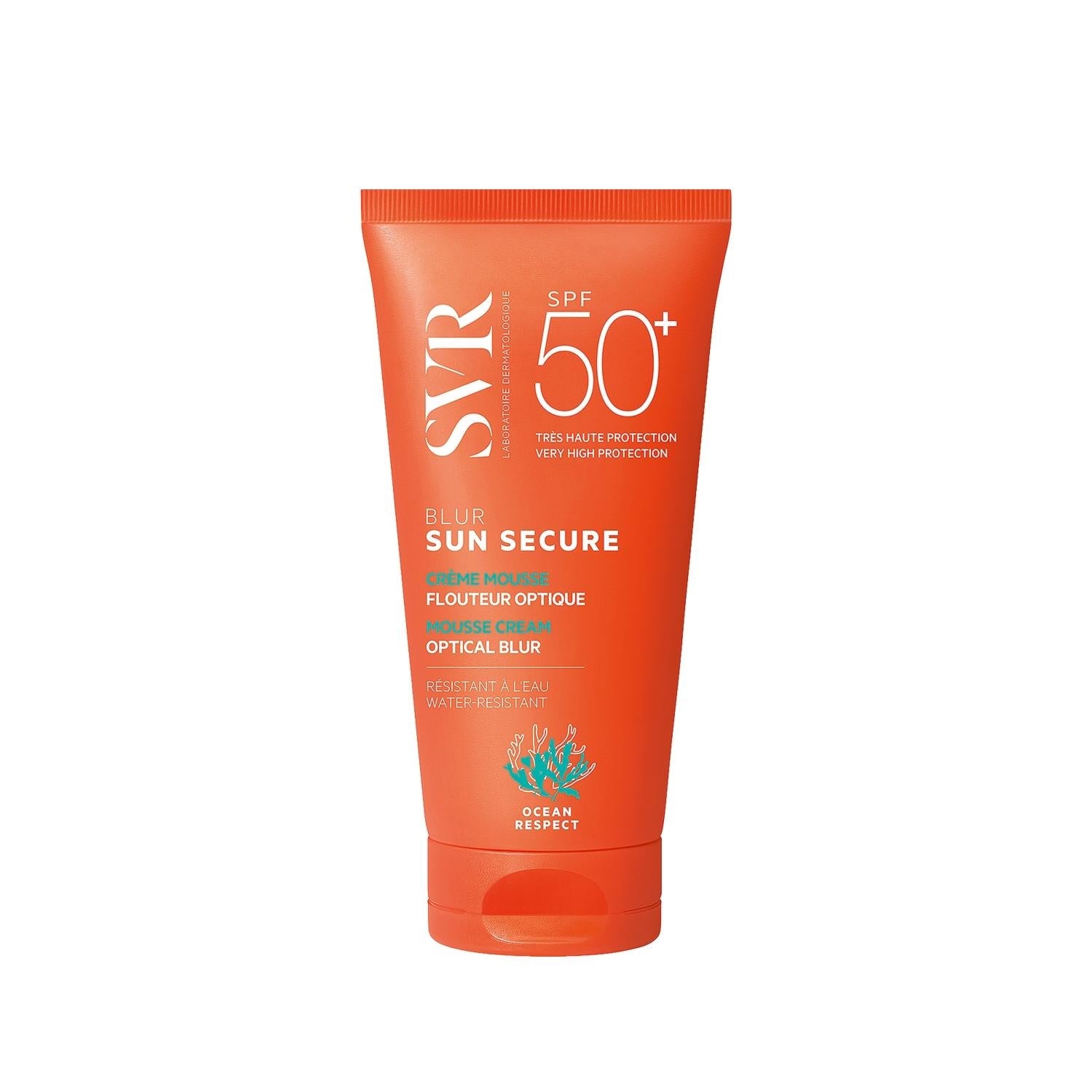 SVR Sun Secure Blur Spf50 Sunscreen Cream SPF50 - Sun Protection &amp; Blur Effect for Even Skin Tone