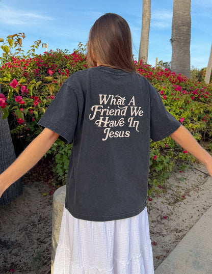 What a Friend in Jesus Heavyweight Tee