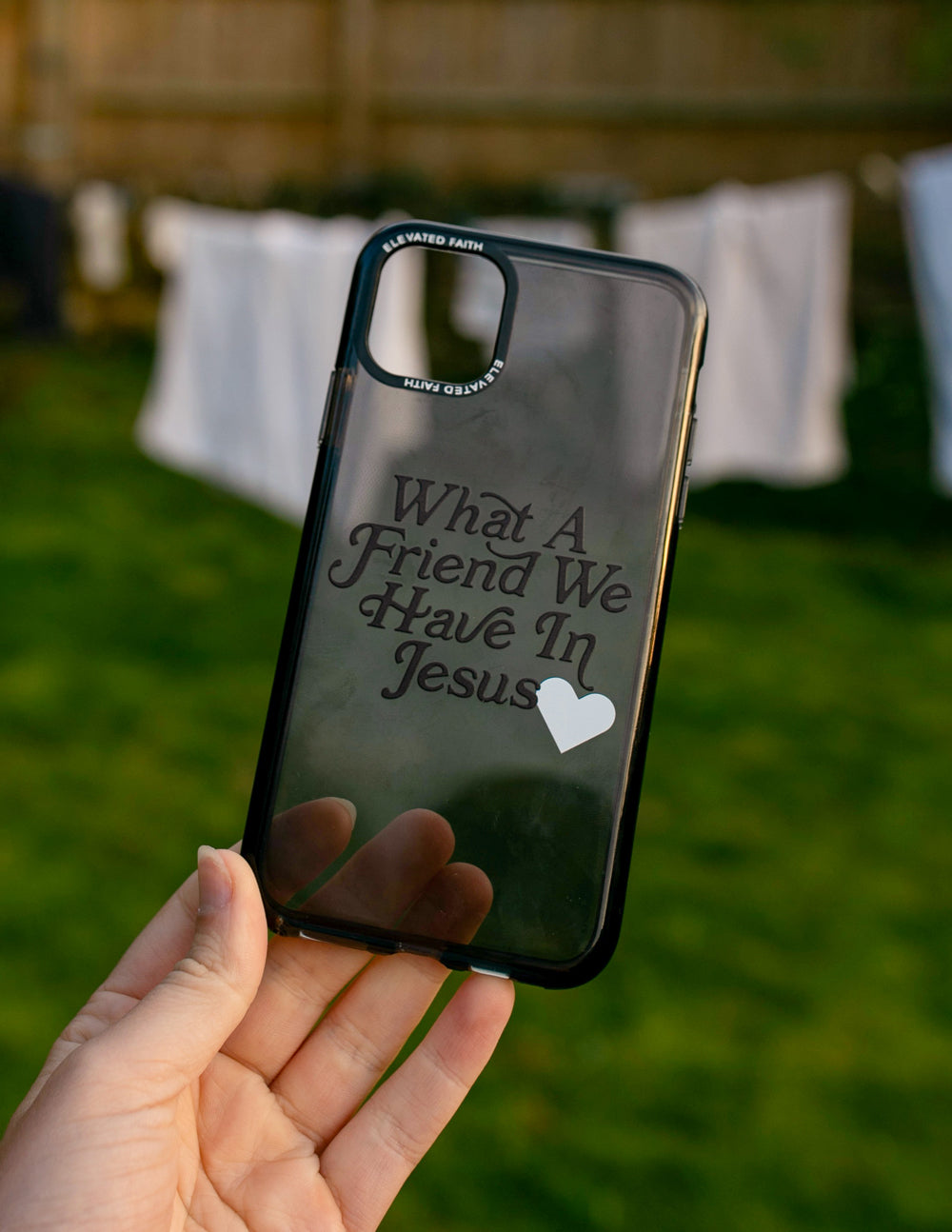 What a Friend in Jesus Phone Case