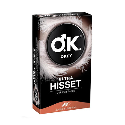 Okey Ultra Feel Condoms for Natural Sensation 10-Pack