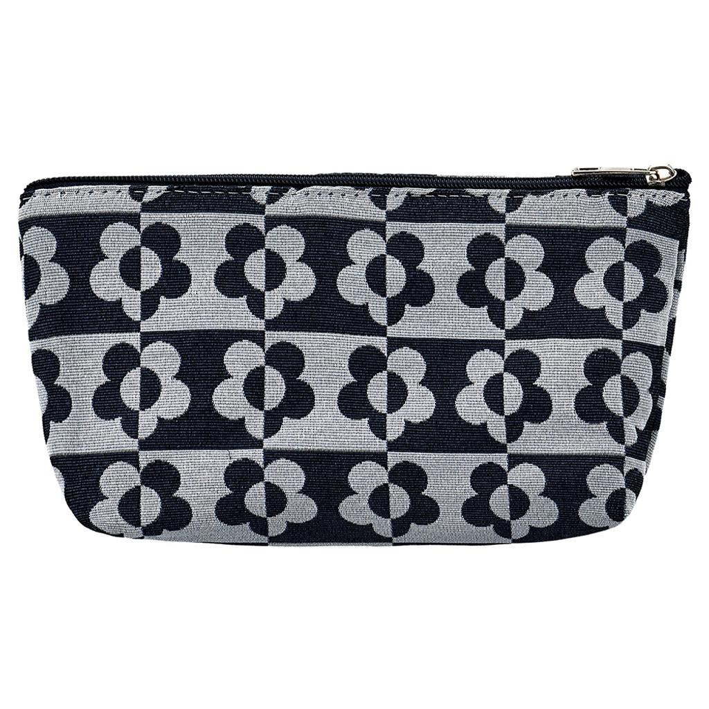 Eklips Black Floral Makeup Bag &amp; Travel Pouch