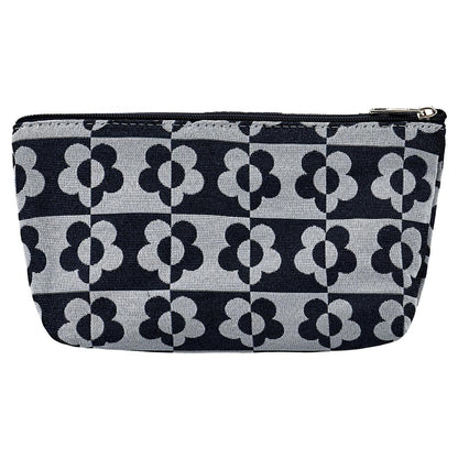 Eklips Black Floral Makeup Bag &amp; Travel Pouch