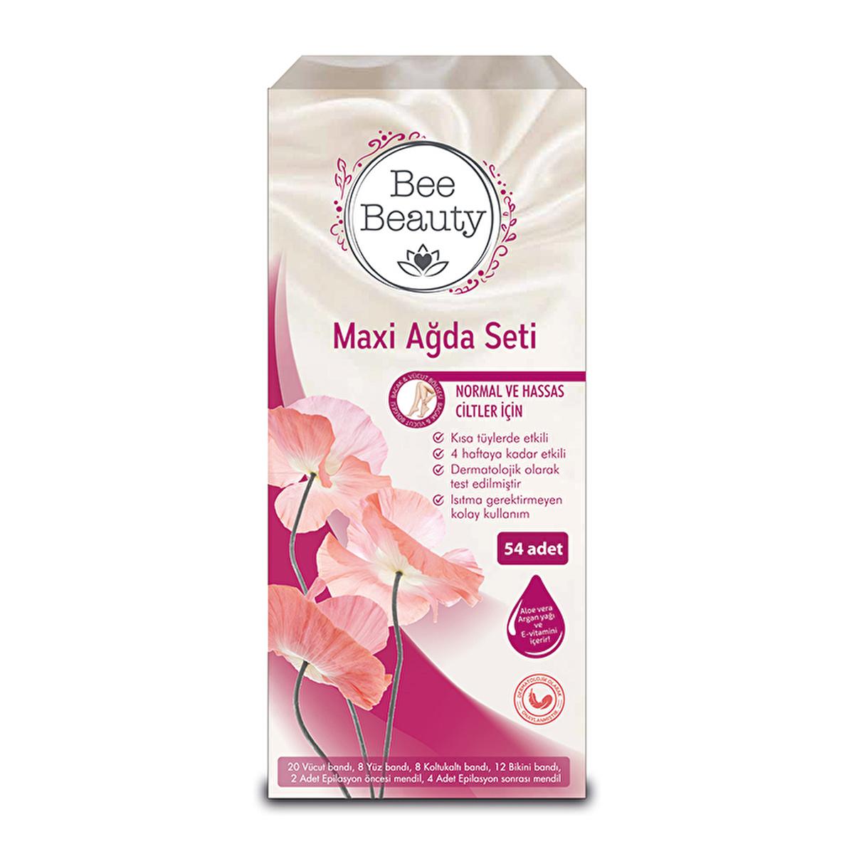 Bee Beauty Waxing Kit for Hair Removal - Easy At-Home Waxing Solution with Pre &amp; Post Care