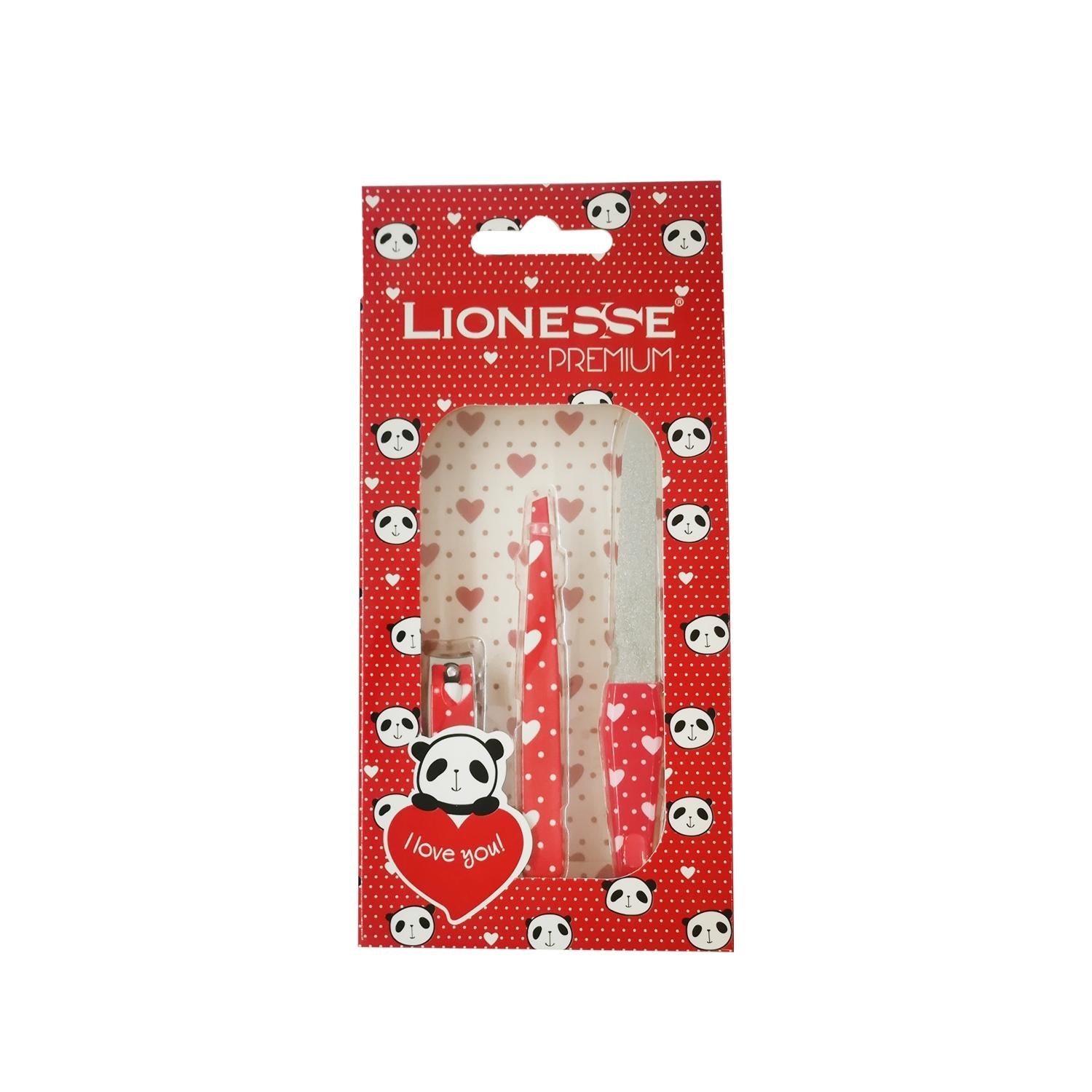 Lionesse Nail Care Set 124 - Comprehensive Nail Maintenance Tools for Personal Grooming