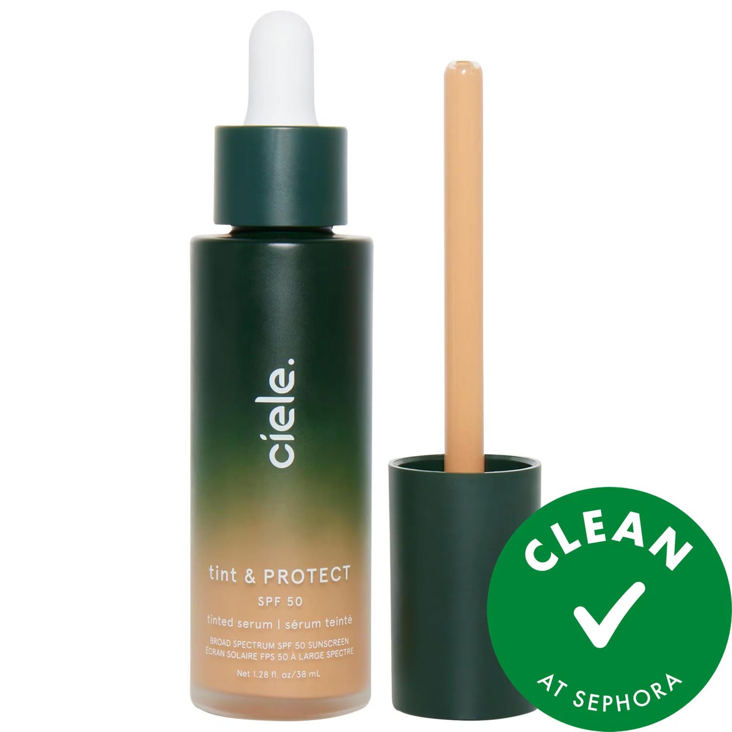 tint &amp; PROTECT - Vegan Tinted Serum Foundation with SPF 50+ - Medium Coverage, Cruelty-Free &amp; Non-Comedogenic