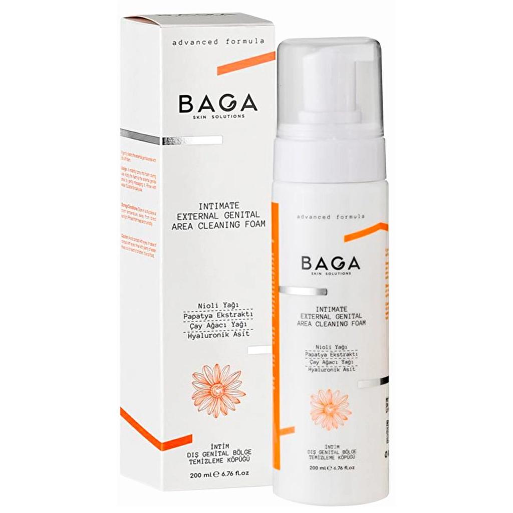 Baga Intimate Cleansing Foam for Gentle Daily Care 200 ml