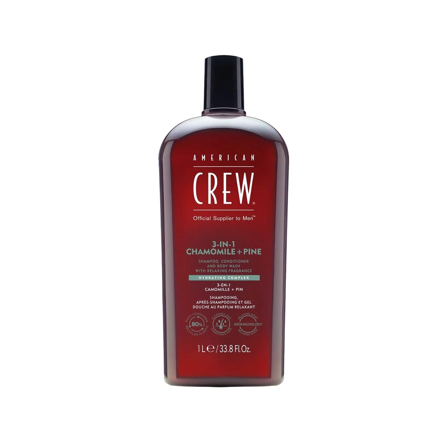 American Crew 3-in-1 Chamomile &amp; Pine Relaxing Shampoo 1000 ml