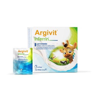 Argivit Inferrin: Lactoferrin Supplement for Kids &amp; Adults - Boost Immunity &amp; Iron Levels with Convenient Sachets