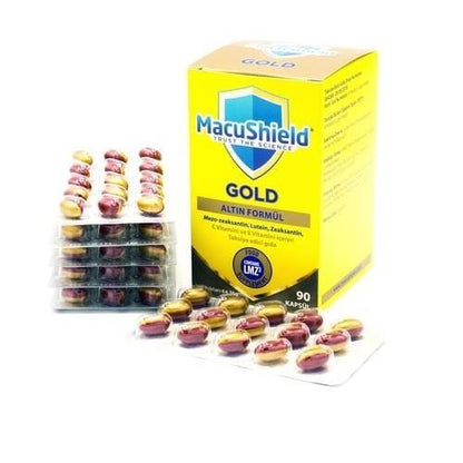 MacuShield Gold Eye Health Supplement - 90 Capsules with Lutein, Zeaxanthin &amp; Antioxidants