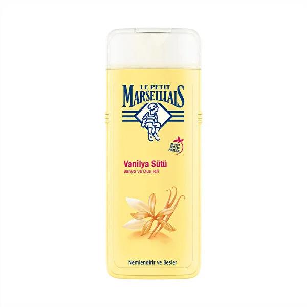 Le Petit Marseillais Vanilla Milk Shower Gel - Moisturizing &amp; Gentle Cleansing Body Wash for Soft Skin