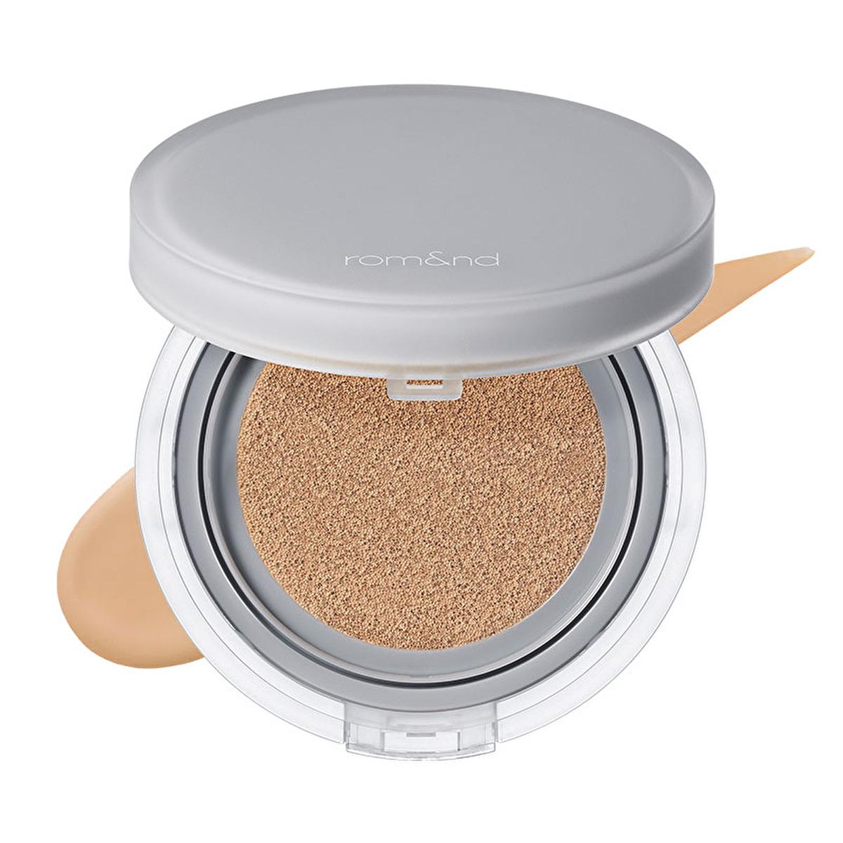 rom&amp;nd Nu Zero Cushion Foundation - Natural Finish, Long-Lasting Cushion Foundation for Flawless Complexion
