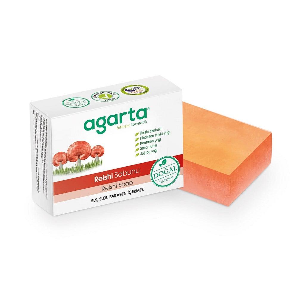 Agarta Natural Reishi Extract Soap - Handmade, SSL &amp; SLES Free, Nourishing Skincare for Sensitive Skin