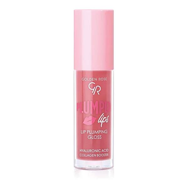 Golden Rose Lip Plumping Gloss No: 210 - Moisturizing &amp; Shiny Lip Care Cosmetics