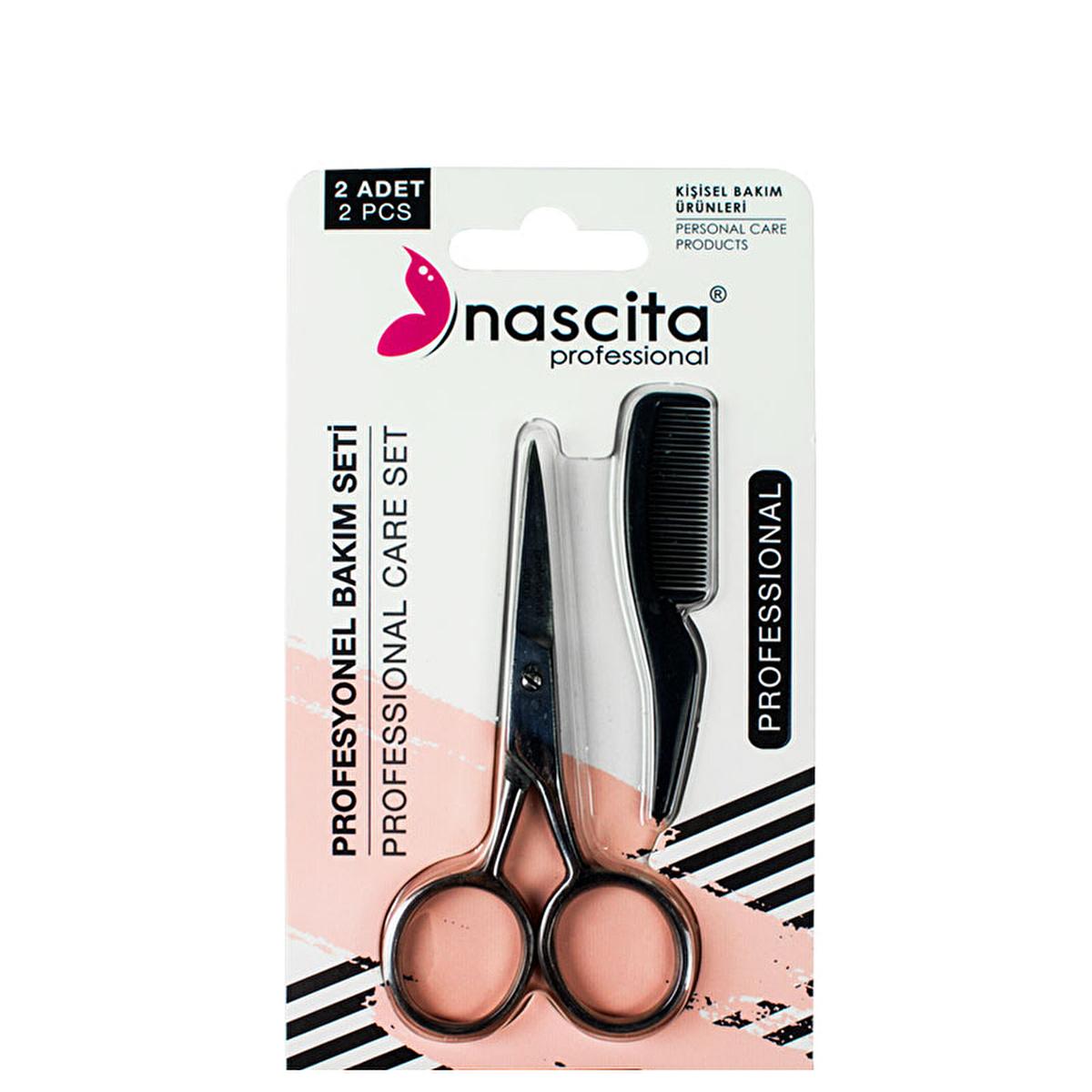 Nascita Eyebrow Grooming Kit - Professional Eyebrow Scissors &amp; Comb Set for Precise Shaping &amp; Grooming